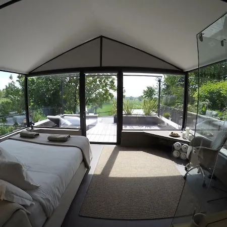 Glass House & - Dca Esg Sustainability Certified - Вилла Terruggia